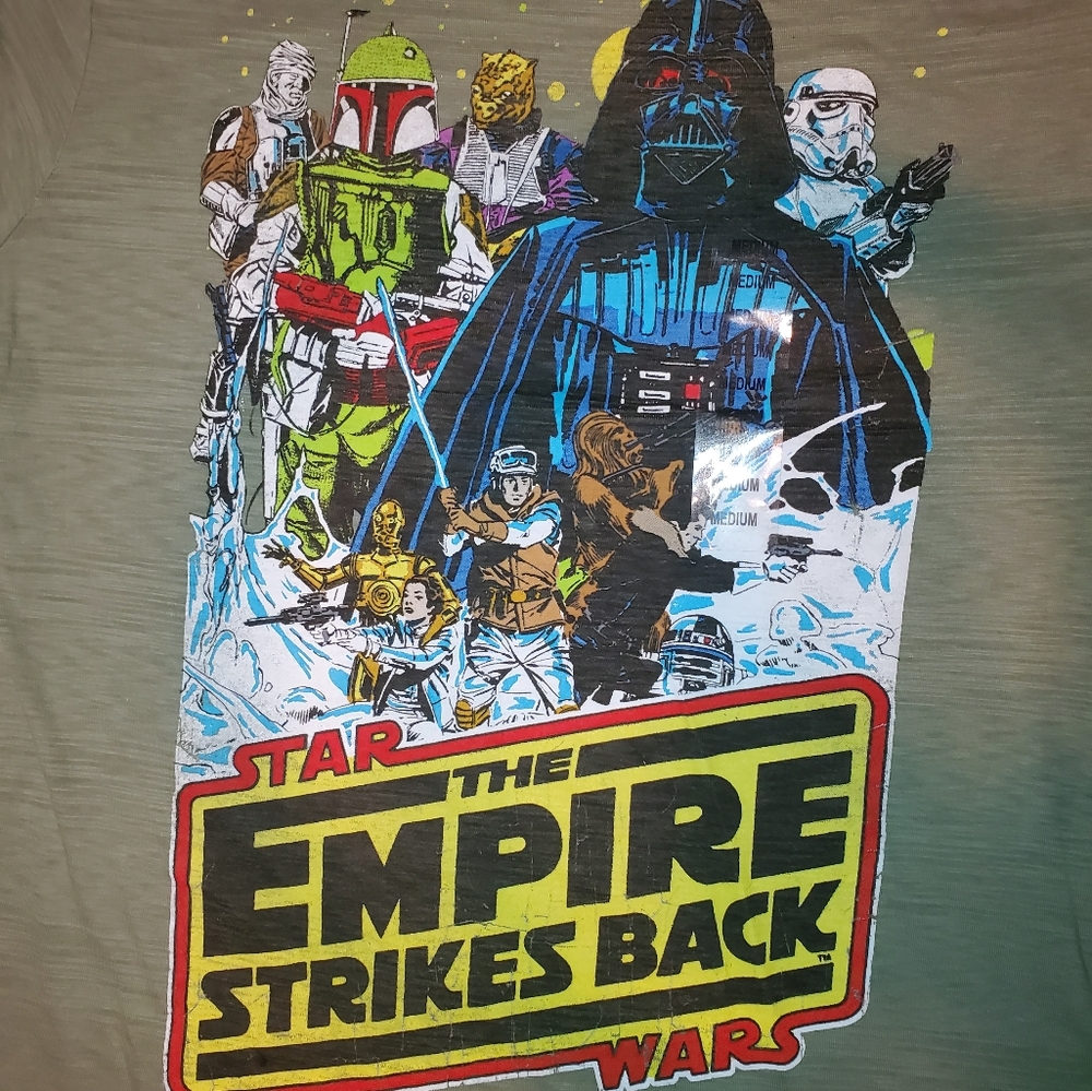 Star Wars Green Empire Strikes Back Graphic Tee - Picture 2 of 4